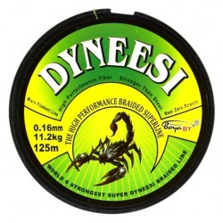 Шнур для риболовлі, BoyaBy Dyneesi, 125м, перетин 0,16мм